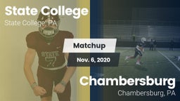 Matchup: State College High vs. Chambersburg  2020