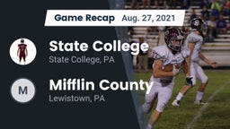Recap: State College  vs. Mifflin County  2021