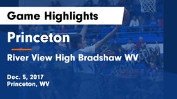 Princeton  vs River View High Bradshaw WV Game Highlights - Dec. 5, 2017