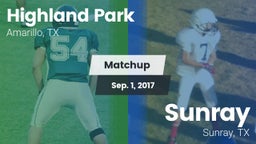 Matchup: Highland Park High vs. Sunray  2017