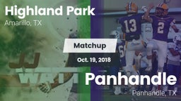 Matchup: Highland Park High vs. Panhandle  2018