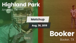 Matchup: Highland Park High vs. Booker  2019