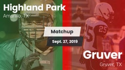 Matchup: Highland Park High vs. Gruver  2019