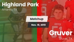 Matchup: Highland Park High vs. Gruver  2019