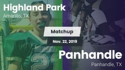 Matchup: Highland Park High vs. Panhandle  2019