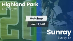 Matchup: Highland Park High vs. Sunray  2019