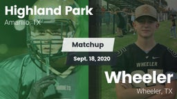 Matchup: Highland Park High vs. Wheeler  2020
