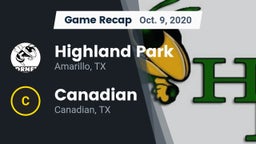 Recap: Highland Park  vs. Canadian  2020