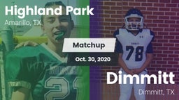 Matchup: Highland Park High vs. Dimmitt  2020