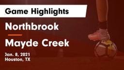 Northbrook  vs Mayde Creek  Game Highlights - Jan. 8, 2021