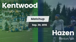 Matchup: Kentwood vs. Hazen  2016