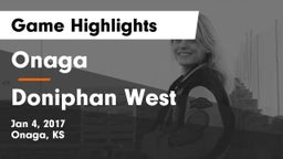 Onaga  vs Doniphan West  Game Highlights - Jan 4, 2017