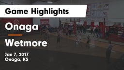 Onaga  vs Wetmore Game Highlights - Jan 7, 2017