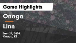 Onaga  vs Linn  Game Highlights - Jan. 24, 2020