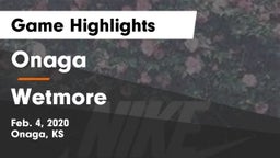Onaga  vs Wetmore Game Highlights - Feb. 4, 2020