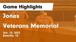 Jones  vs Veterans Memorial  Game Highlights - Jan. 13, 2022