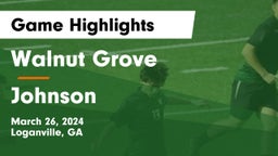 Walnut Grove  vs Johnson  Game Highlights - March 26, 2024