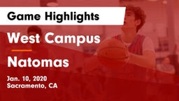 West Campus  vs Natomas  Game Highlights - Jan. 10, 2020