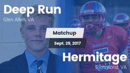 Matchup: Deep Run  vs. Hermitage  2017