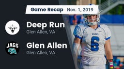 Recap: Deep Run  vs. Glen Allen  2019