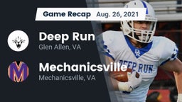 Recap: Deep Run  vs. Mechanicsville  2021