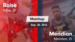 Matchup: Boise  vs. Meridian  2016