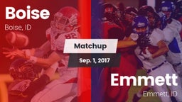 Matchup: Boise  vs. Emmett  2017