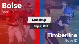 Matchup: Boise  vs. Timberline  2017