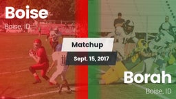 Matchup: Boise  vs. Borah  2017
