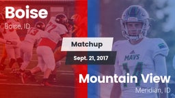 Matchup: Boise  vs. Mountain View  2017