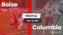 Matchup: Boise  vs. Columbia  2017