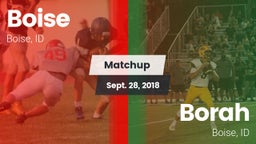 Matchup: Boise  vs. Borah  2018