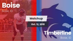 Matchup: Boise  vs. Timberline  2018
