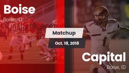 Matchup: Boise  vs. Capital  2018