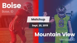 Matchup: Boise  vs. Mountain View  2019