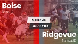 Matchup: Boise  vs. Ridgevue  2020
