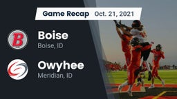 Recap: Boise  vs. Owyhee  2021