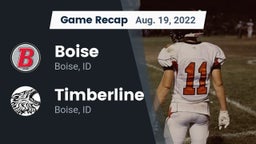 Recap: Boise  vs. Timberline  2022