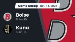 Recap: Boise  vs. Kuna  2022