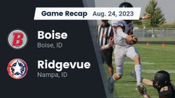 Recap: Boise  vs. Ridgevue  2023
