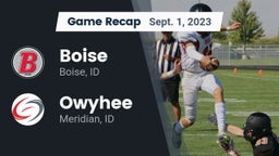 Recap: Boise  vs. Owyhee  2023