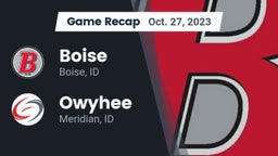 Recap: Boise  vs. Owyhee  2023