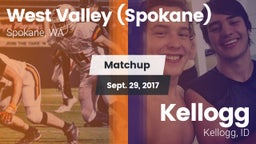 Matchup: West Valley High vs. Kellogg  2017