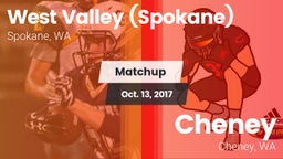 Matchup: West Valley High vs. Cheney  2017