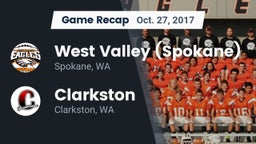 Recap: West Valley  (Spokane) vs. Clarkston  2017