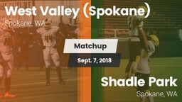 Matchup: West Valley High vs. Shadle Park  2018