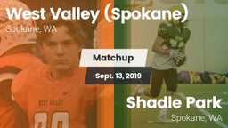Matchup: West Valley High vs. Shadle Park  2019