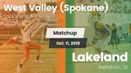 Matchup: West Valley High vs. Lakeland  2019