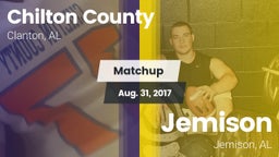 Matchup: Chilton County High vs. Jemison  2016