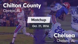 Matchup: Chilton County High vs. Chelsea  2016